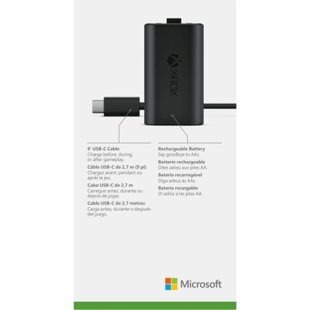 Microsoft Xbox Rechargeable USB-C Cable Ekstern batteripakke